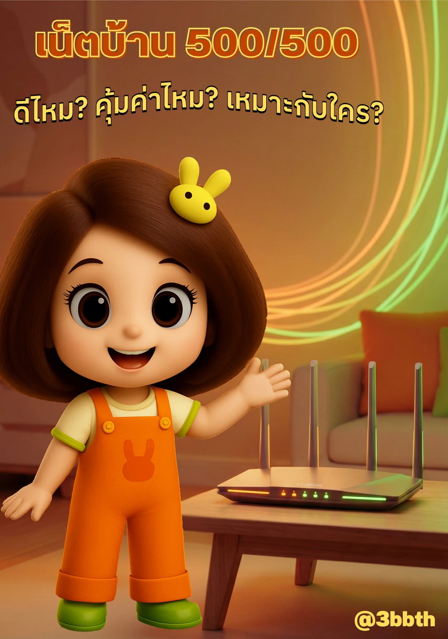 เน็ต 3BB 500/500 ดีไหม?