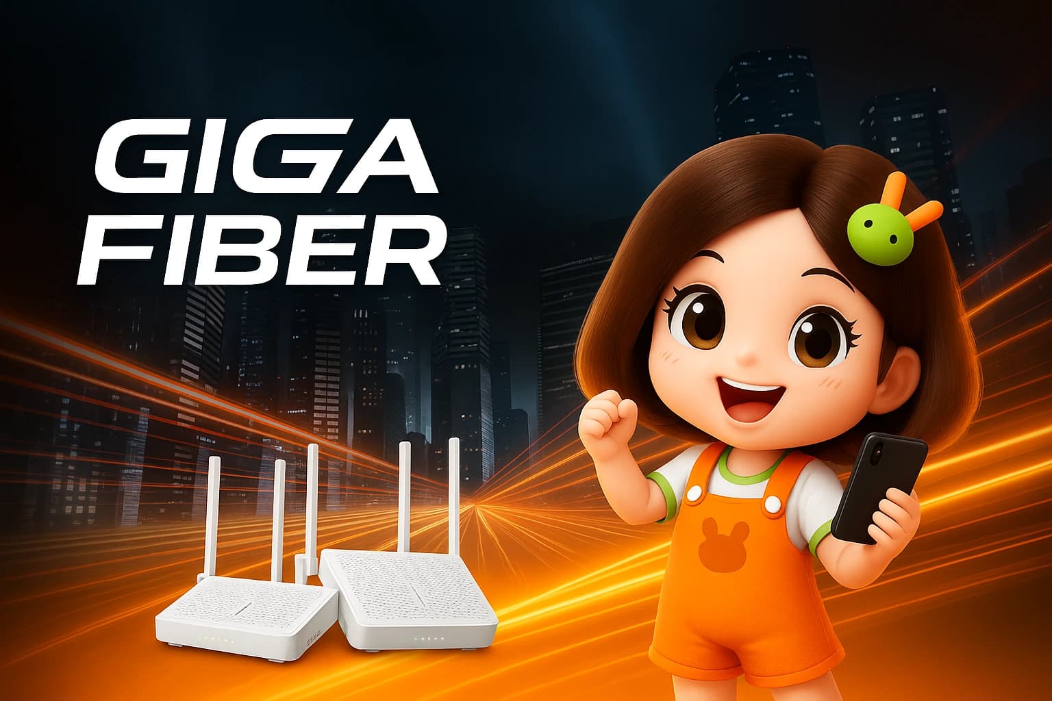 แพ็กเกจ GIGA Super MESH 1 Gbps พร้อมเราเตอร์ Mesh WiFi 6 (2 เครื่อง) ครอบคลุมทั่วบ้าน ไม่มีจุดอับสัญญาณ เหมาะสำหรับบ้านหลายชั้นหรือพื้นที่กว้าง
