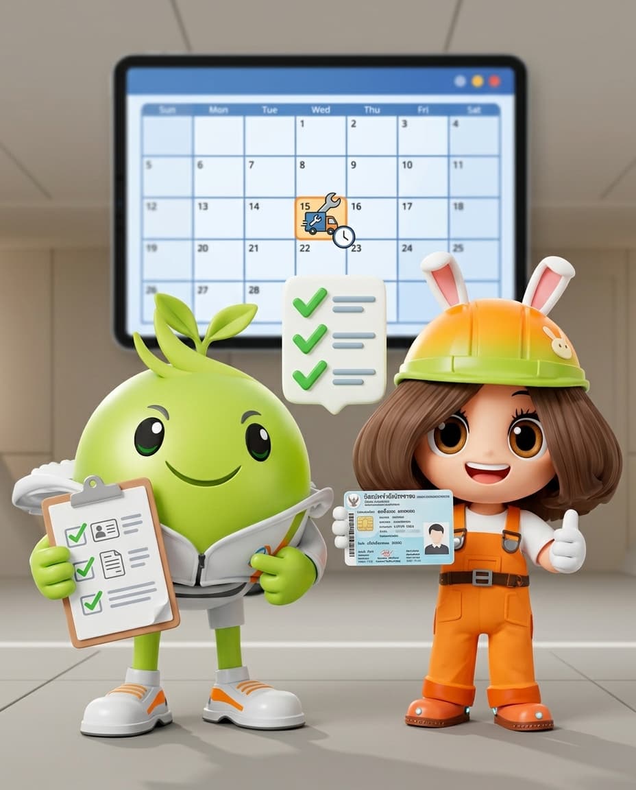 ส่งเอกสารครบถูกต้อง นัดคิวช่างติดตั้งเน็ตบ้าน 3BB ได้ทันที