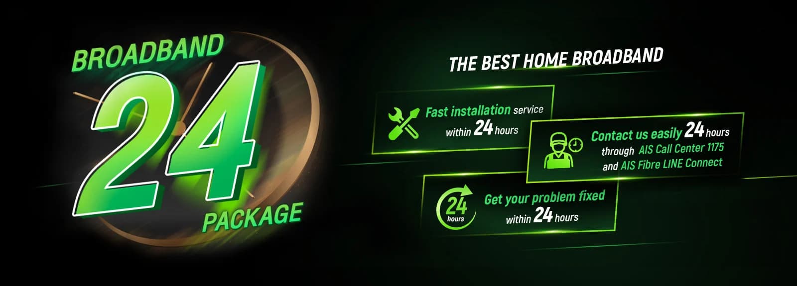 3BB AIS Fibre3 Broadband Package - High Speed Internet Starting 500 THB/month with Free Installation