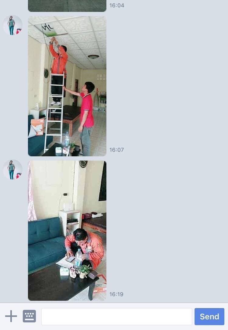ช่างติดตั้งมืออาชีพ
