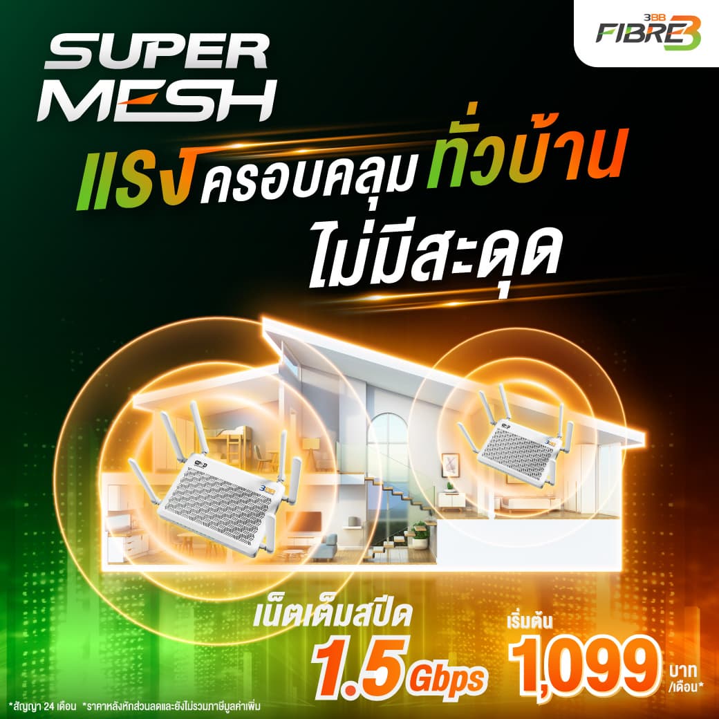 ภาพประกอบแพ็กเกจ SuperMesh Play Max